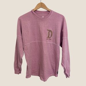 Disneyland pink gold glitter spirit jersey